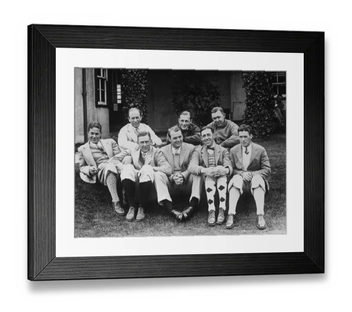 Framed Print : Portrait of American Golf Team Framed Print : Portrait of American Golf Team