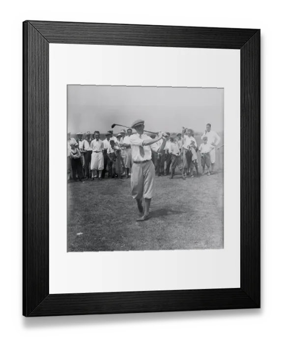 Framed Print : MacDonald Smith Swinging Golf Club Framed Print : MacDonald Smith Swinging Golf Club
