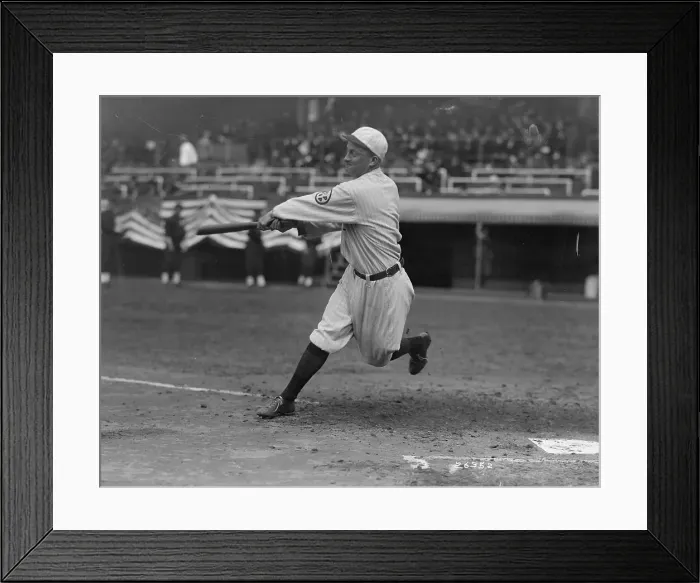 Framed Print : Charles Comiskey Swinging Bat Framed Print : Charles Comiskey Swinging Bat