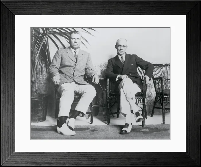 Framed Print : Portrait of George Merrick and NBT Roney Framed Print : Portrait of George Merrick and NBT Roney