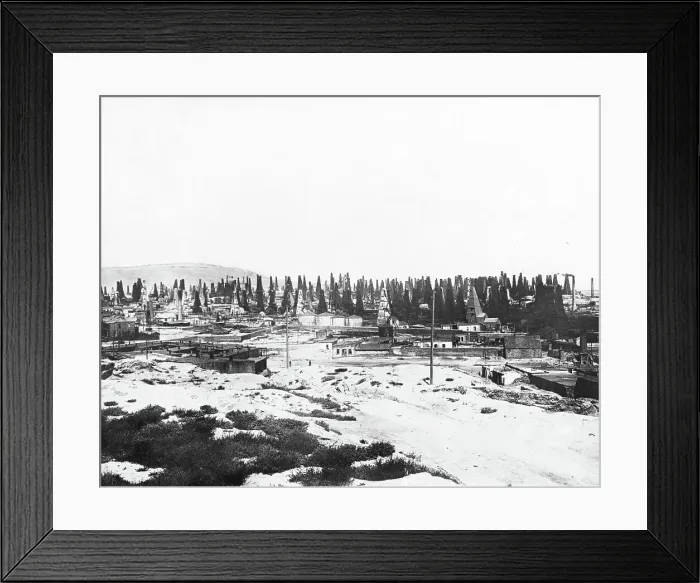 Framed Print : Portion Of Russian Oil Field Framed Print : Portion Of Russian Oil Field