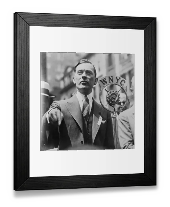 Framed Print : New York City Mayor Jimmy Walker Framed Print : New York City Mayor Jimmy Walker