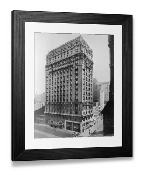 Framed Print : View of St Regis Hotel in NYC Framed Print : View of St Regis Hotel in NYC