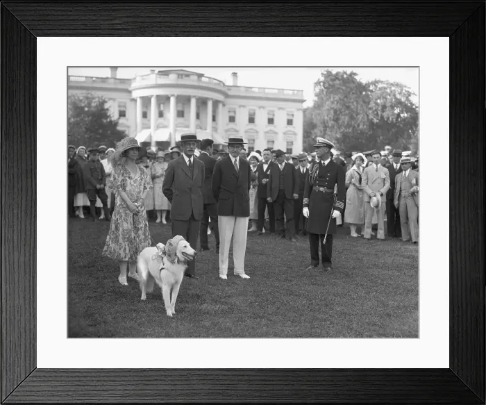Framed Print : President and Mrs. Coolidge with Andrew Mellon Framed Print : President and Mrs. Coolidge with Andrew Mellon