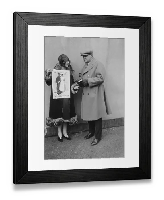 Framed Print : Babe Ruth Making Donation