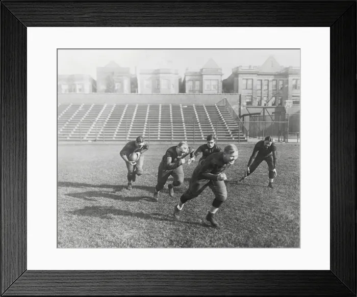 Framed Print : Chicago Bears Football Team Framed Print : Chicago Bears Football Team