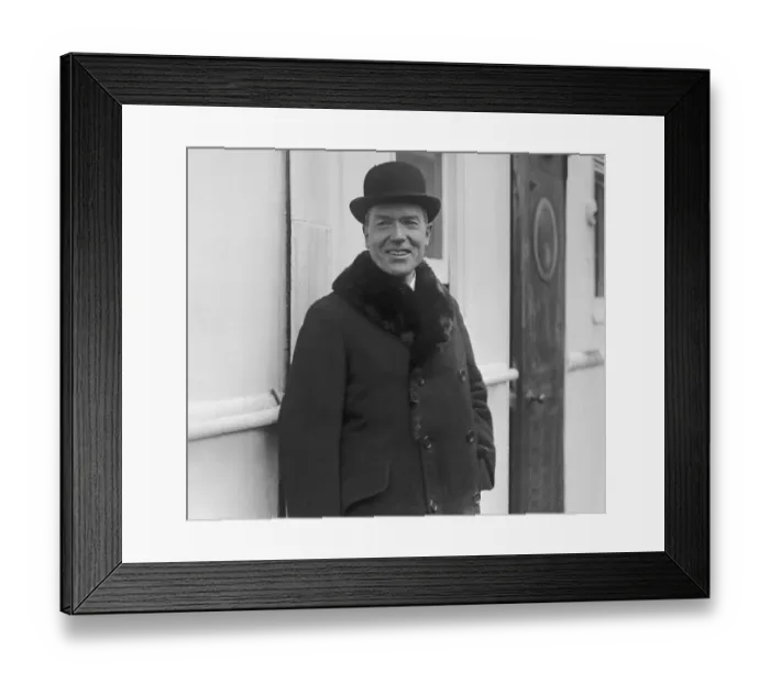 Framed Print : John D. Rockefeller Jr. on the S.S. Mauretania Framed Print : John D. Rockefeller Jr. on the S.S. Mauretania