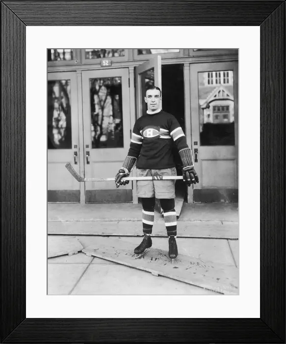 Framed Print : Billy Boucher of the Montreal Canadiens