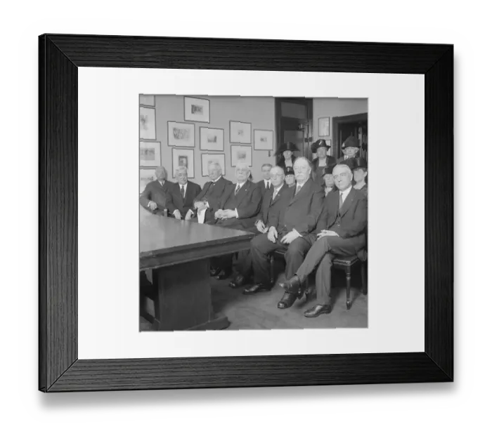 Framed Print : Portrait of Red Cross Officers Framed Print : Portrait of Red Cross Officers