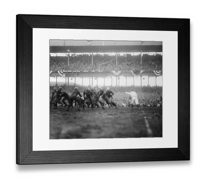 Framed Print : Chicago Football Team Against New York Framed Print : Chicago Football Team Against New York