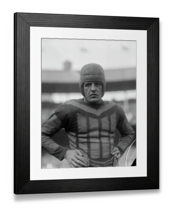 Framed Print : Red Grange in Uniform Framed Print : Red Grange in Uniform