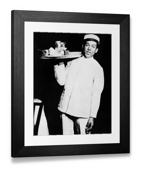 Framed Print : Langston Hughes Working as a Waiter Framed Print : Langston Hughes Working as a Waiter