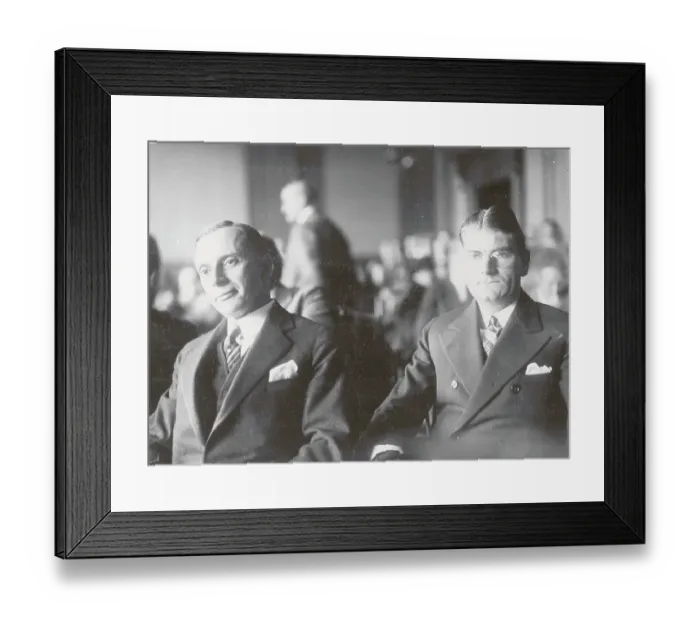 Framed Print : Kip Rhinelander and Associate During Trial Framed Print : Kip Rhinelander and Associate During Trial