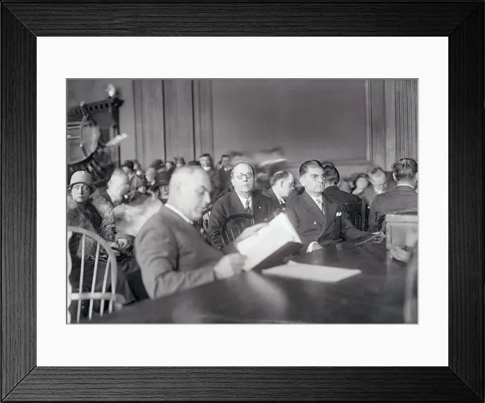Framed Print : Leonard Rhinelander Sitting Next to His Bodyguard Framed Print : Leonard Rhinelander Sitting Next to His Bodyguard