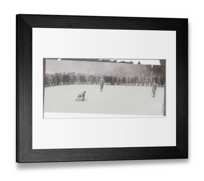 Framed Print : Archie Compston and Abe Mitchell During Golf Game Framed Print : Archie Compston and Abe Mitchell During Golf Game