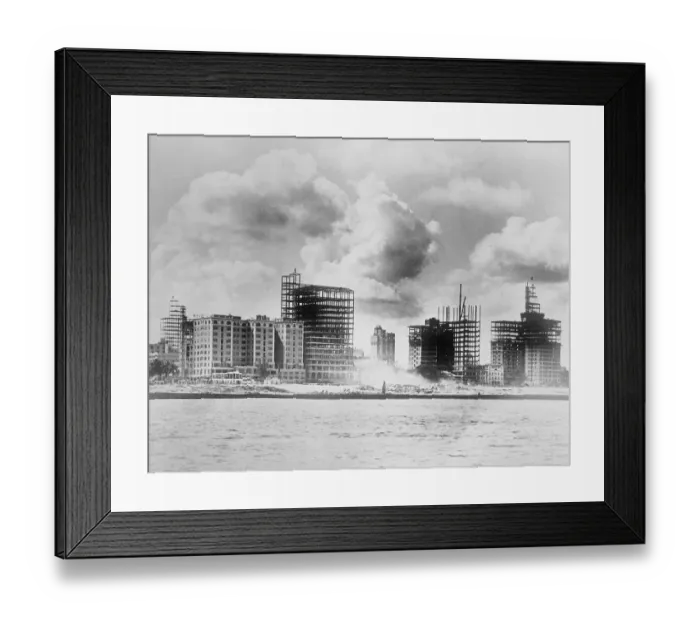 Framed Print : Skyline of Miami Framed Print : Skyline of Miami