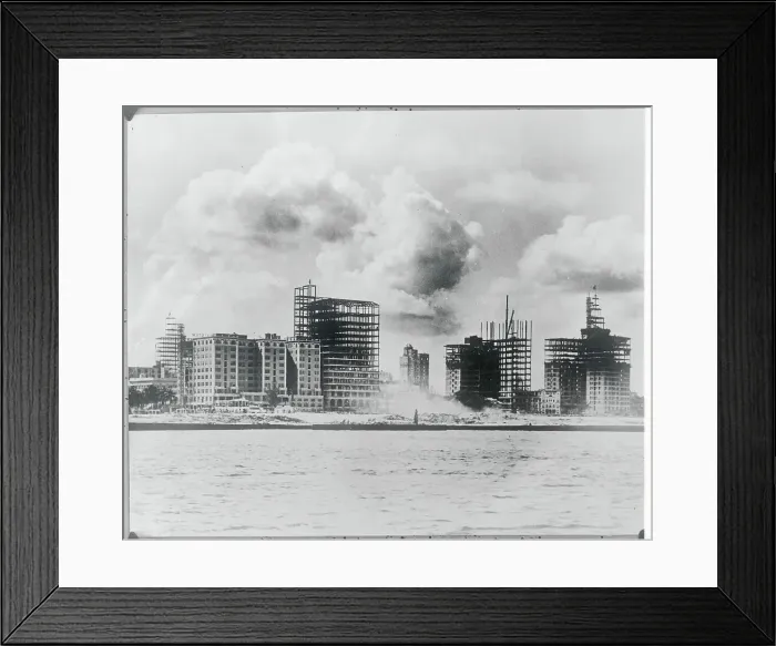 Framed Print : Miami from Across the Bay Framed Print : Miami from Across the Bay
