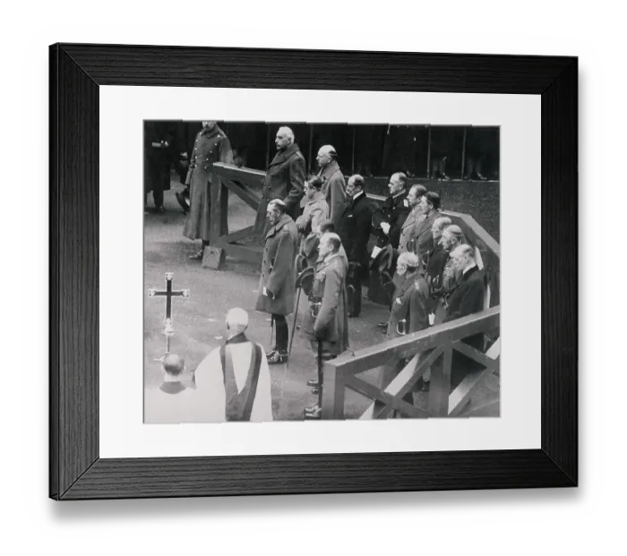 Framed Print : King George and Family Members During Armistice Ceremony Framed Print : King George and Family Members During Armistice Ceremony