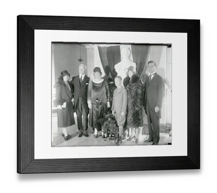 Framed Print : Ariza Family Honoring Duarte Framed Print : Ariza Family Honoring Duarte