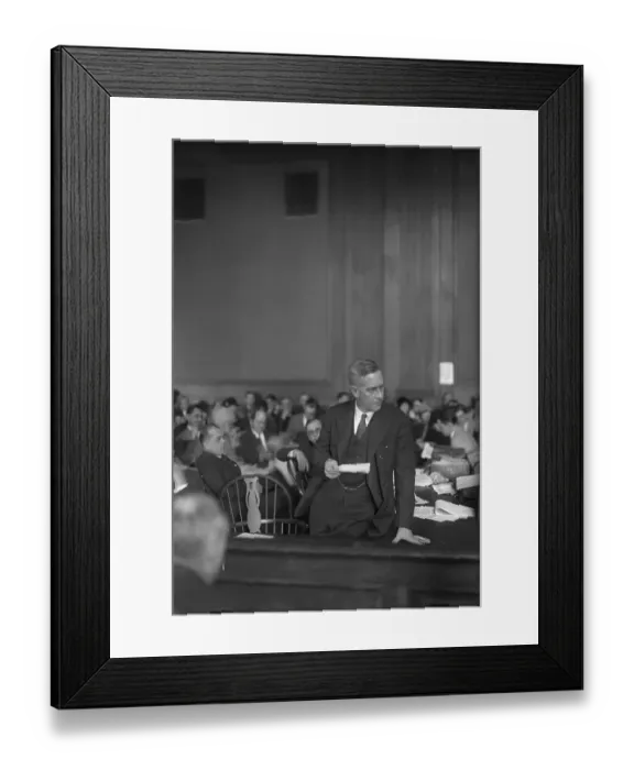 Framed Print : Lawyer Lee Parson Davis During the Rhinelander v. Rhinelander Trial of 1925 Framed Print : Lawyer Lee Parson Davis During the Rhinelander v. Rhinelander Trial of 1925