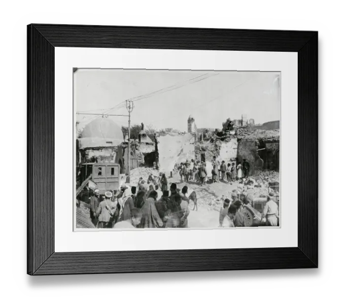 Framed Print : War Torn Damascus Suburb Framed Print : War Torn Damascus Suburb