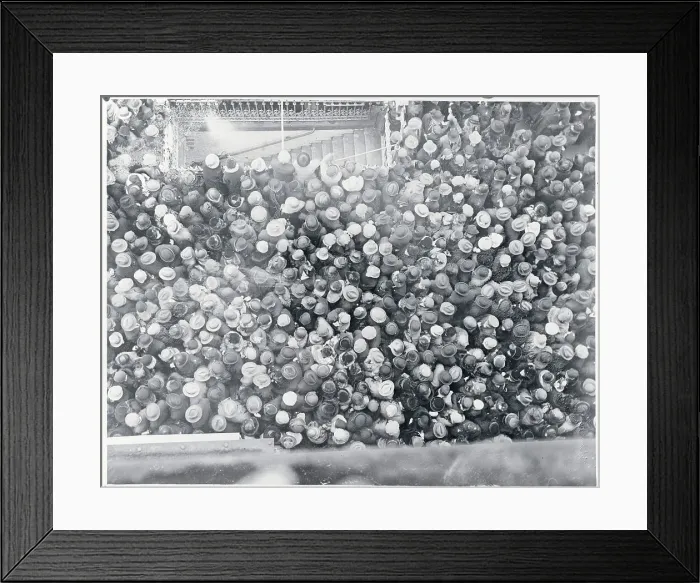 Framed Print : Crowd Observing Armistice Day Framed Print : Crowd Observing Armistice Day