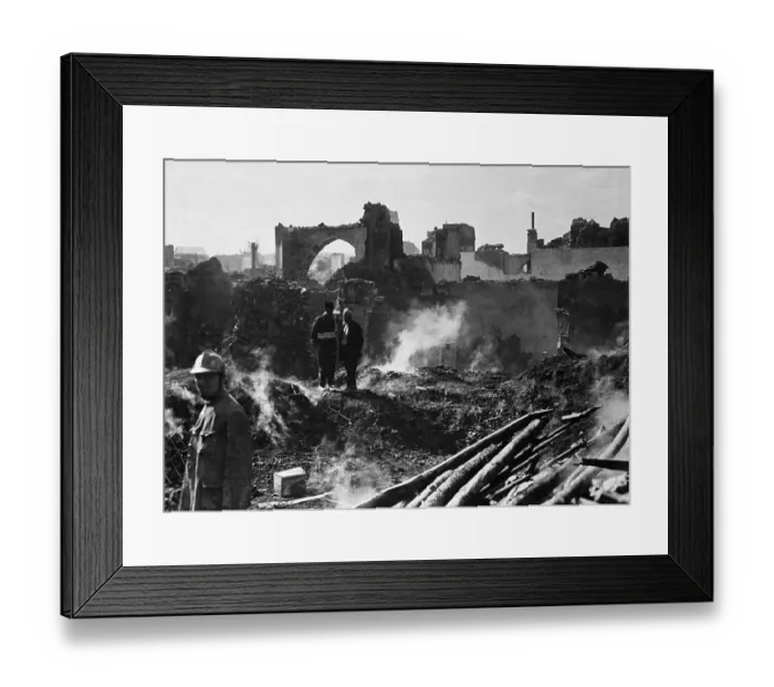 Framed Print : View of War Torn Damascus Framed Print : View of War Torn Damascus