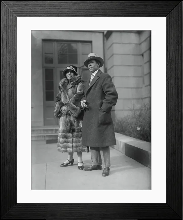 Framed Print : Mr. and Mrs. Robert Brooks