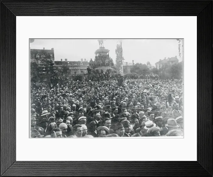 Framed Print : Bulgarians Protest Greek Invasion 1925 Framed Print : Bulgarians Protest Greek Invasion 1925