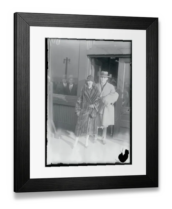 Framed Print : Portrait of Abby Rockefeller and David Milton Framed Print : Portrait of Abby Rockefeller and David Milton