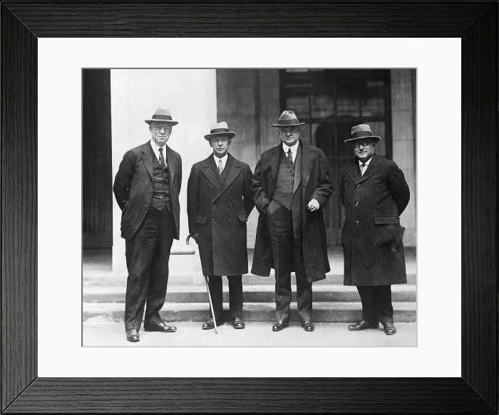 Framed Print : Herbert Hoover and Atwater Kent Framed Print : Herbert Hoover and Atwater Kent