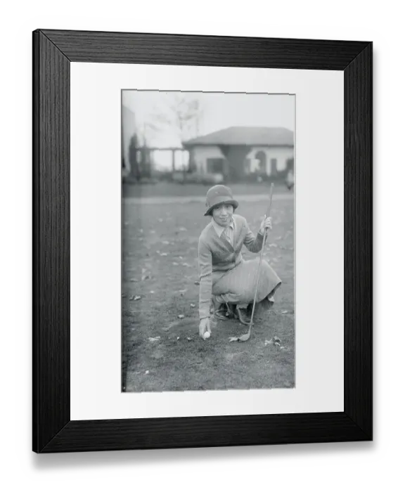 Framed Print : Princess Asaka Golfing Framed Print : Princess Asaka Golfing