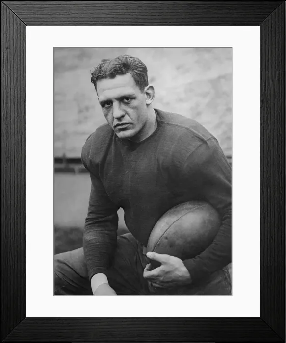 Framed Print : Red Grange Holding Football Framed Print : Red Grange Holding Football