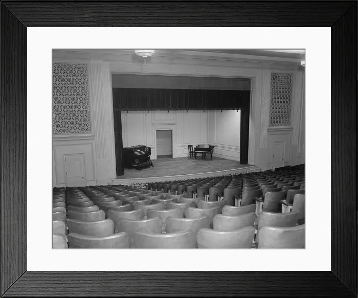 Framed Print : View of Congressional Library Music Auditorium Framed Print : View of Congressional Library Music Auditorium