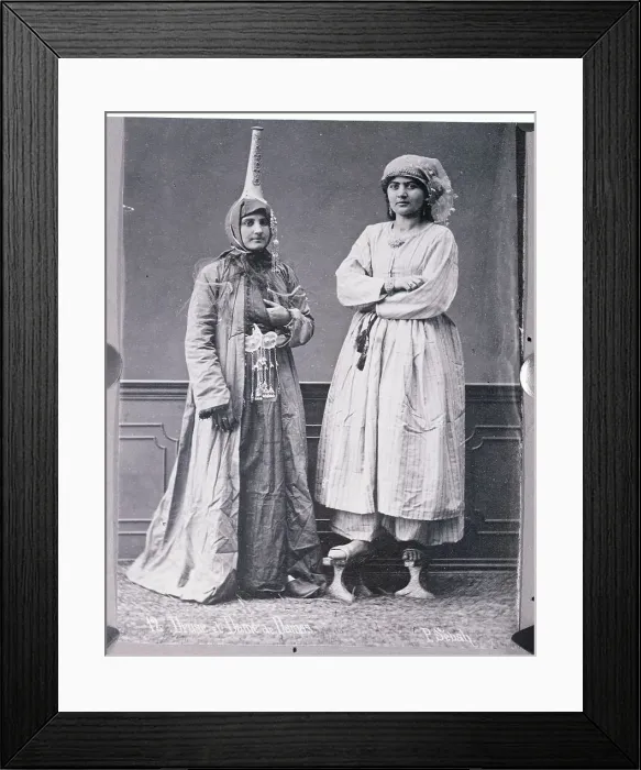 Framed Print : Noble Lady with Maidservant Framed Print : Noble Lady with Maidservant