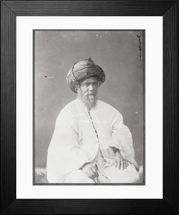 Framed Print : Portrait of a Sheik Framed Print : Portrait of a Sheik