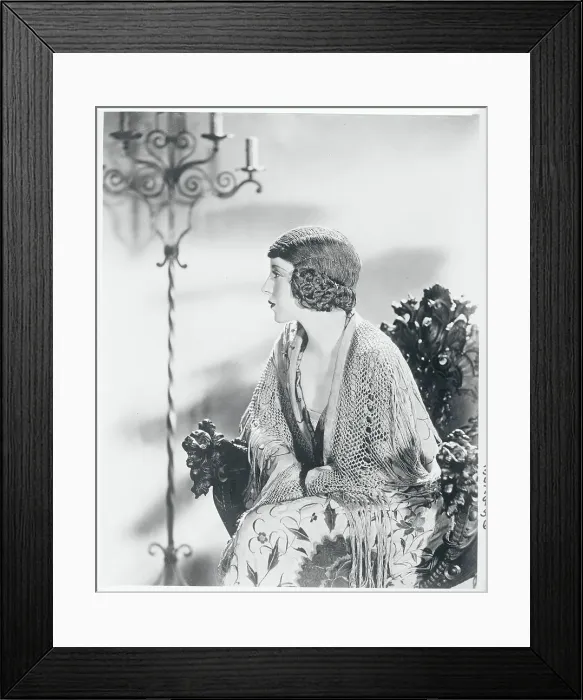 Framed Print : Portrait of Jobyna Ralston