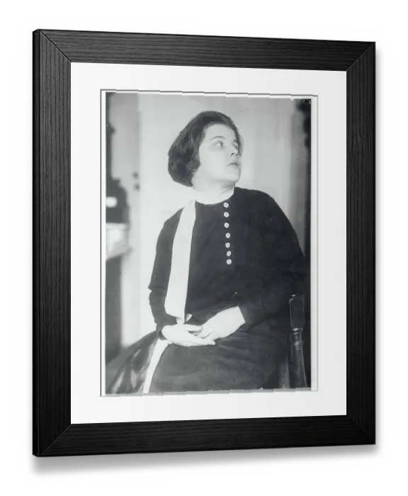 Framed Print : Portrait of Toni Van Eycke Framed Print : Portrait of Toni Van Eycke