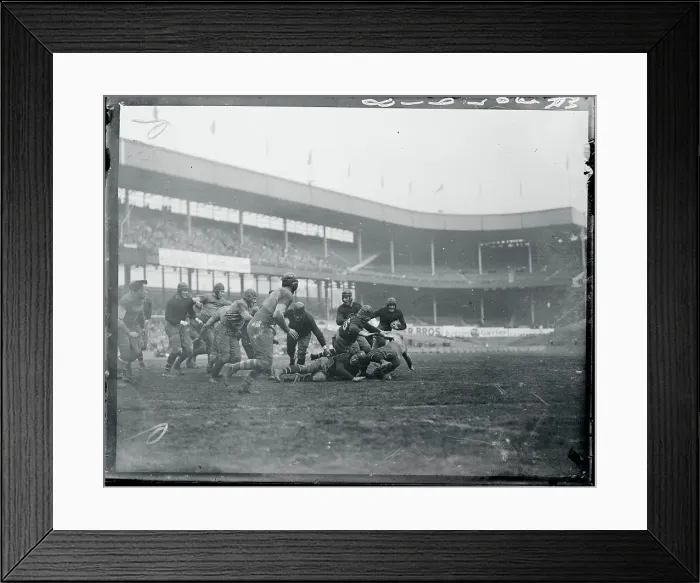 Framed Print : Giants Playing Cleveland Bulldogs
