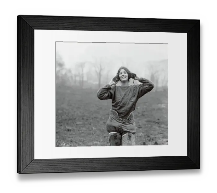 Framed Print : Female Football Captain Gladys Scherer Framed Print : Female Football Captain Gladys Scherer