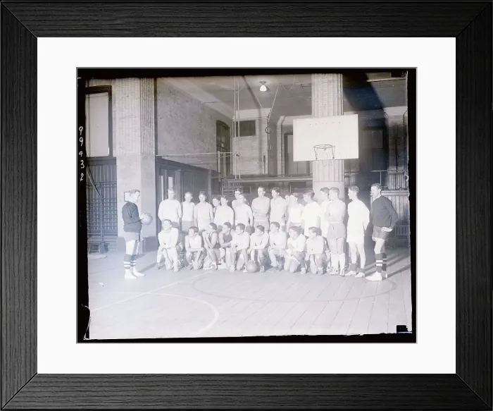 Framed Print : Portrait of Columbia Basketball Squad Framed Print : Portrait of Columbia Basketball Squad