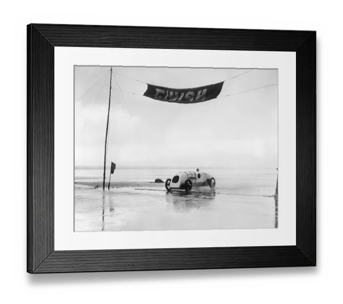 Framed Print : Race Car Waiting at the Starter's Line Framed Print : Race Car Waiting at the Starter's Line