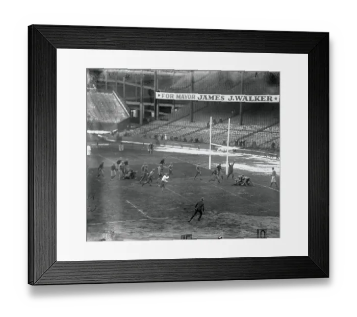 Framed Print : College Football Game in Progress Framed Print : College Football Game in Progress