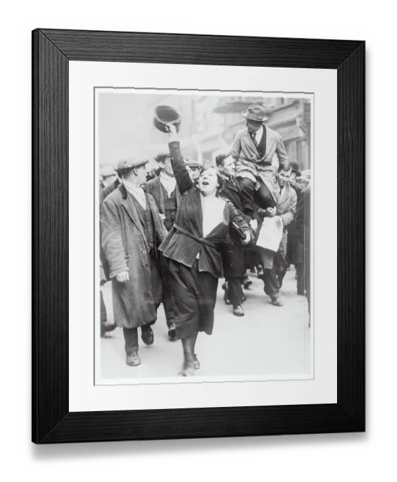 Framed Print : Woman Cheering Framed Print : Woman Cheering
