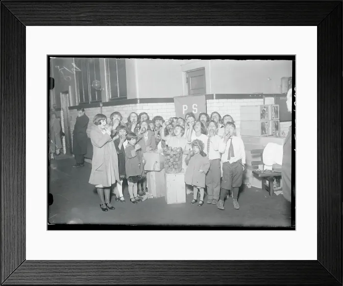 Framed Print : Children Eating Apples Framed Print : Children Eating Apples