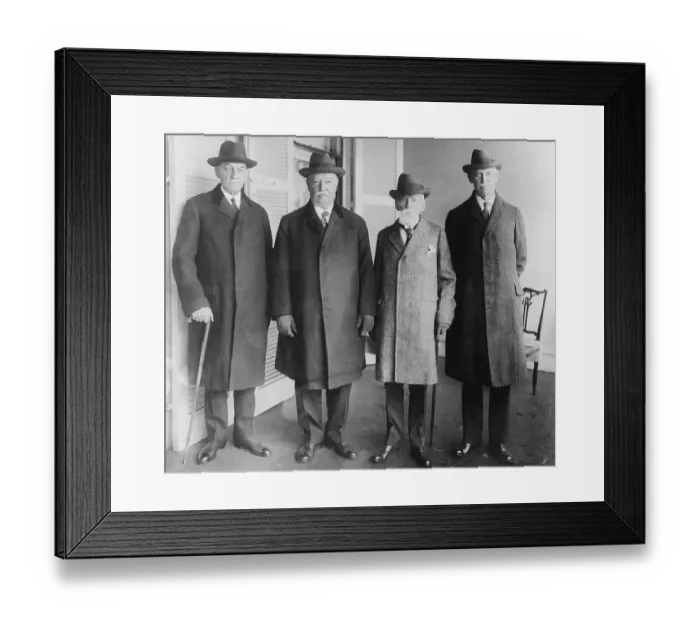Framed Print : Portrait of Four Taft Brothers Attending Honor Ceremony for Their Father Framed Print : Portrait of Four Taft Brothers Attending Honor Ceremony for Their Father