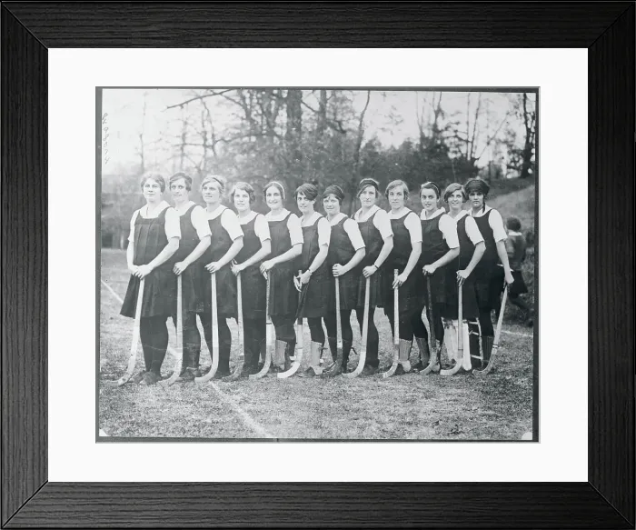 Framed Print : Bryn Mawr Hockey Squad Framed Print : Bryn Mawr Hockey Squad
