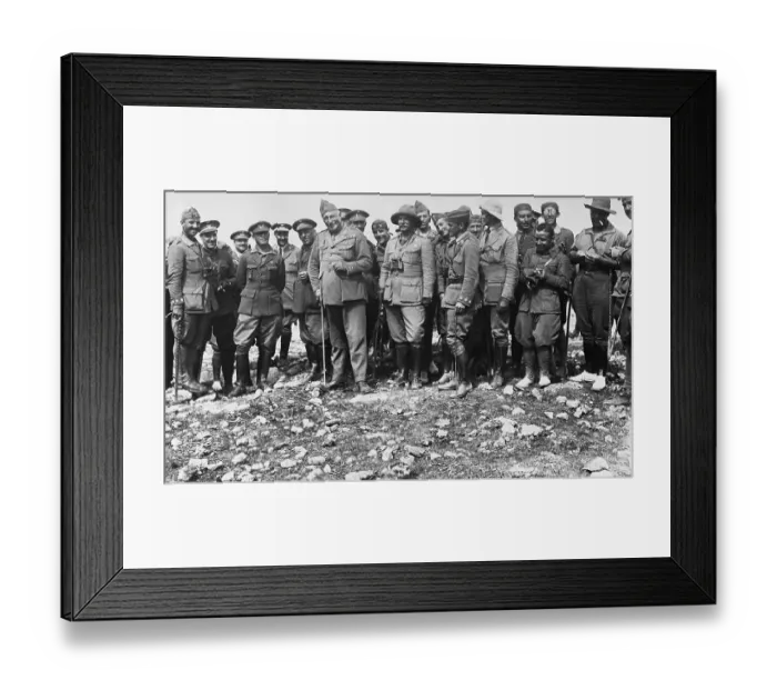 Framed Print : Spanish Military Leaders Meeting Framed Print : Spanish Military Leaders Meeting