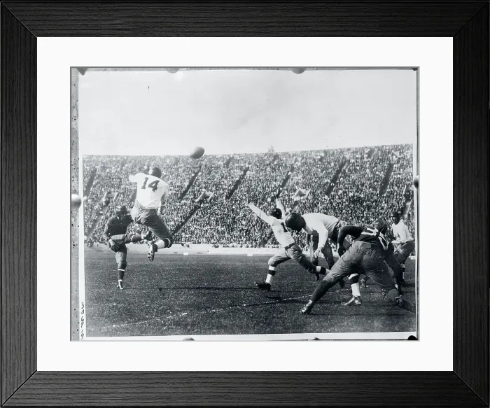 Framed Print : Football Plays Between California Teams Framed Print : Football Plays Between California Teams