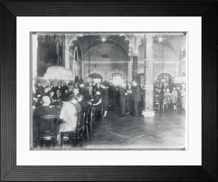 Framed Print : View of Gamblers in Polish Casino Framed Print : View of Gamblers in Polish Casino